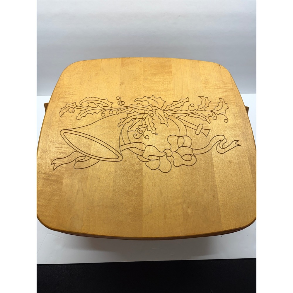 1996 Longaberger Yuletide Treasures Christmas Basket Lid Protector